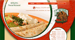 Desktop Screenshot of natalitasrestaurant.com