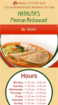 Mobile Screenshot of natalitasrestaurant.com